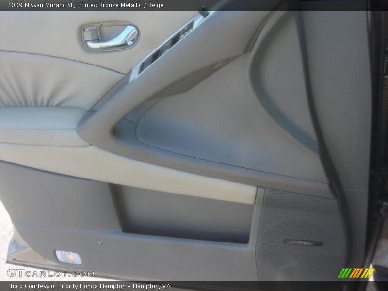 Tinted Bronze Metallic / Beige 2009 Nissan Murano SL