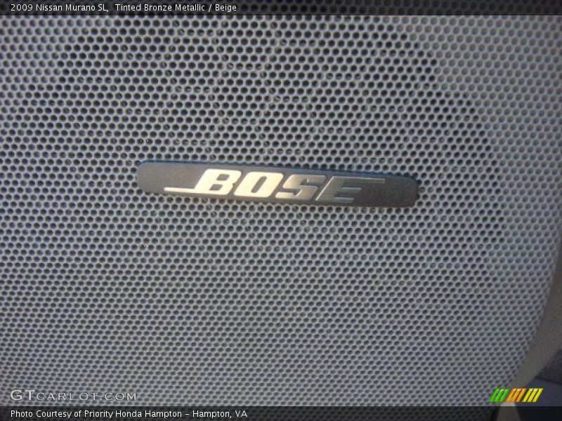 Tinted Bronze Metallic / Beige 2009 Nissan Murano SL