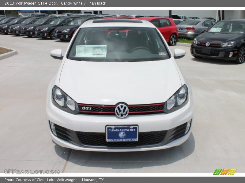 Candy White / Titan Black 2013 Volkswagen GTI 4 Door