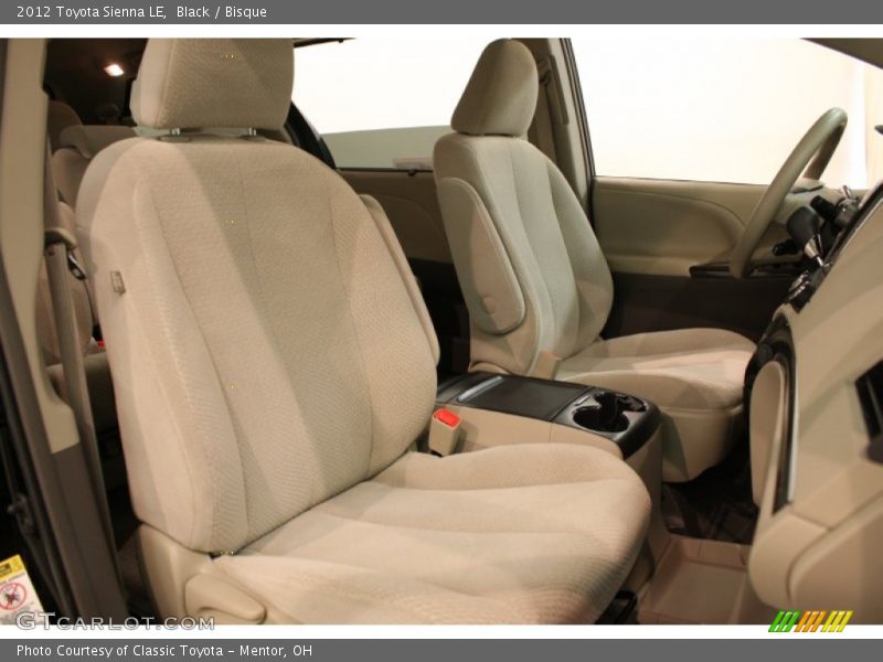Black / Bisque 2012 Toyota Sienna LE
