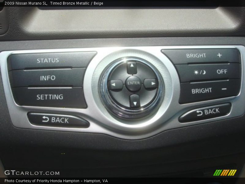 Tinted Bronze Metallic / Beige 2009 Nissan Murano SL