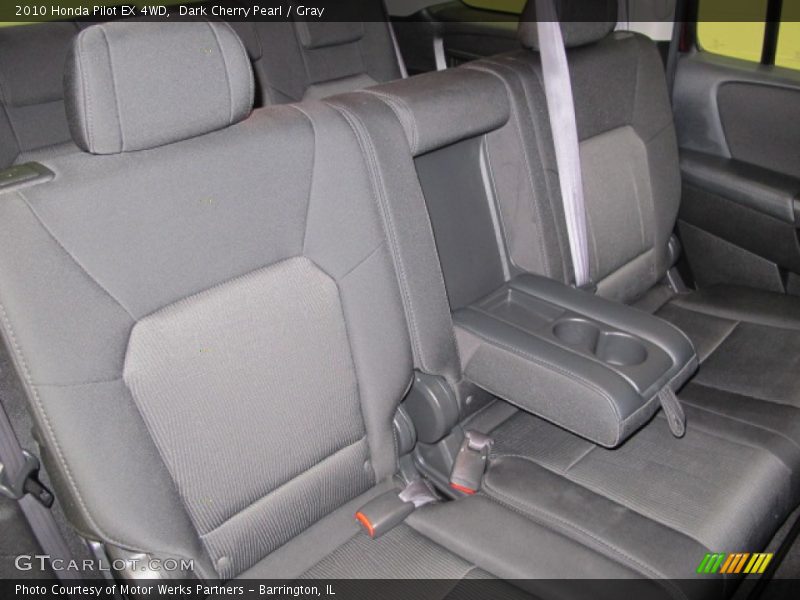 Dark Cherry Pearl / Gray 2010 Honda Pilot EX 4WD