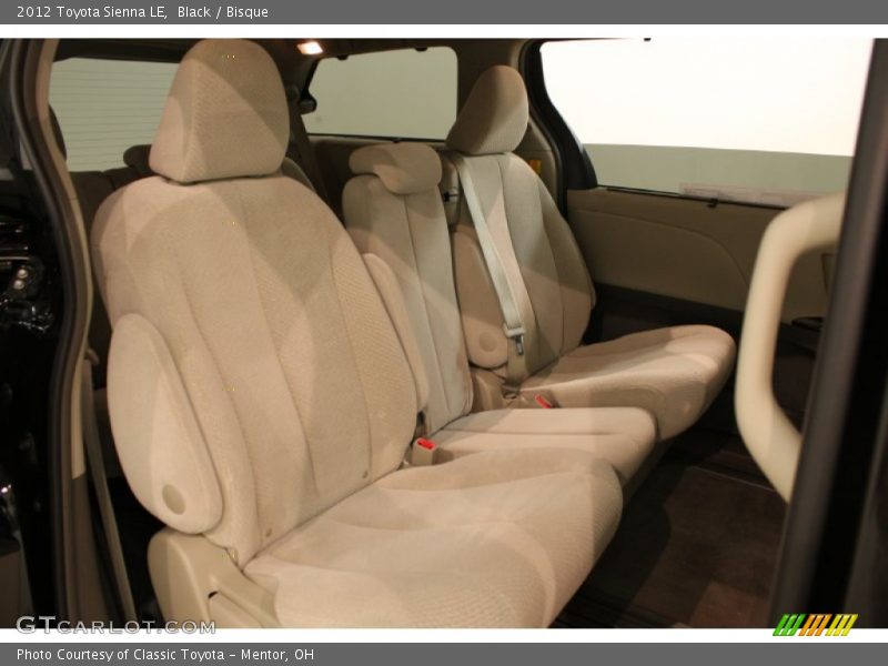 Black / Bisque 2012 Toyota Sienna LE