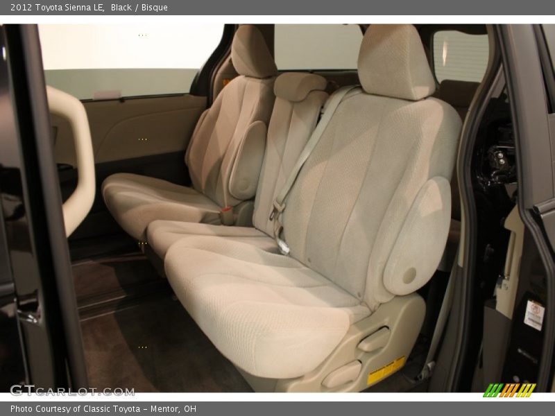 Black / Bisque 2012 Toyota Sienna LE