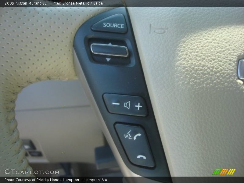 Tinted Bronze Metallic / Beige 2009 Nissan Murano SL