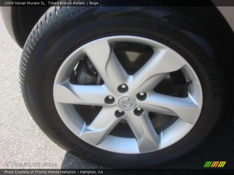 Tinted Bronze Metallic / Beige 2009 Nissan Murano SL