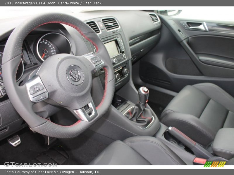Candy White / Titan Black 2013 Volkswagen GTI 4 Door