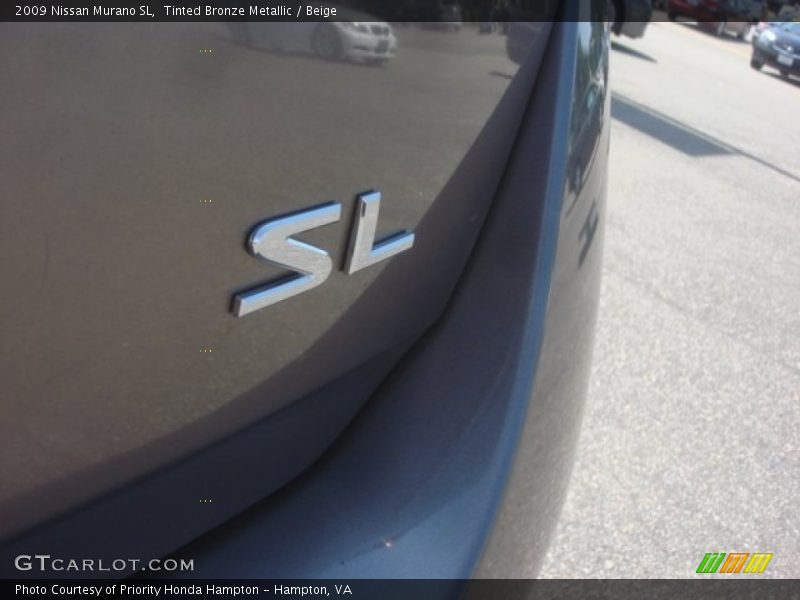 Tinted Bronze Metallic / Beige 2009 Nissan Murano SL