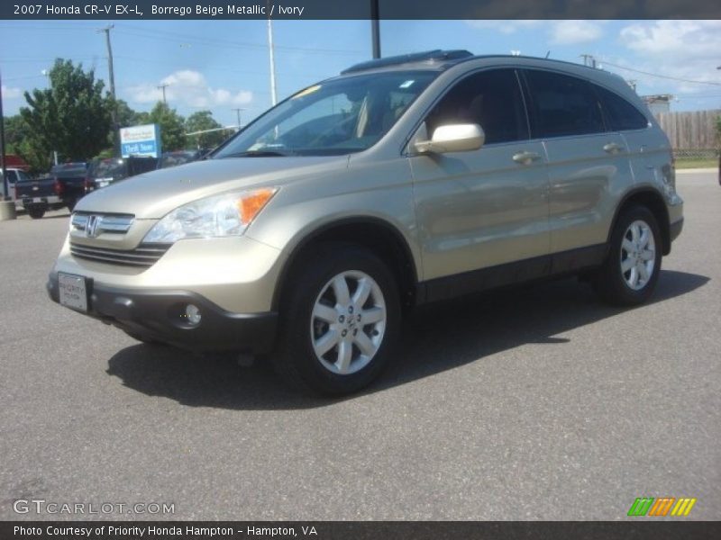 Borrego Beige Metallic / Ivory 2007 Honda CR-V EX-L