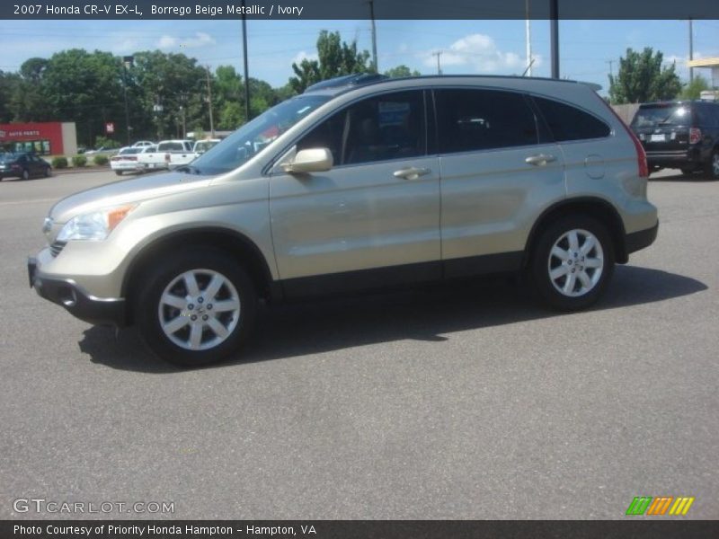 Borrego Beige Metallic / Ivory 2007 Honda CR-V EX-L