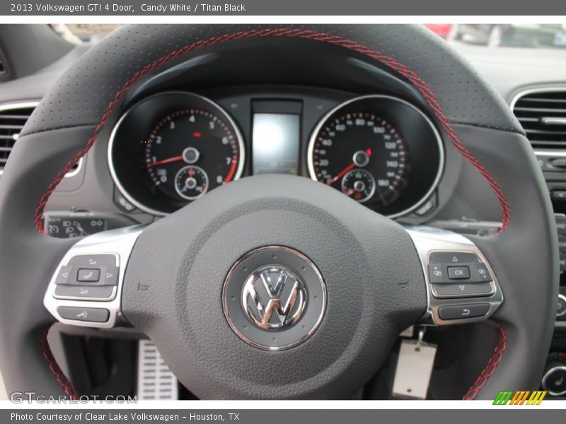 Candy White / Titan Black 2013 Volkswagen GTI 4 Door