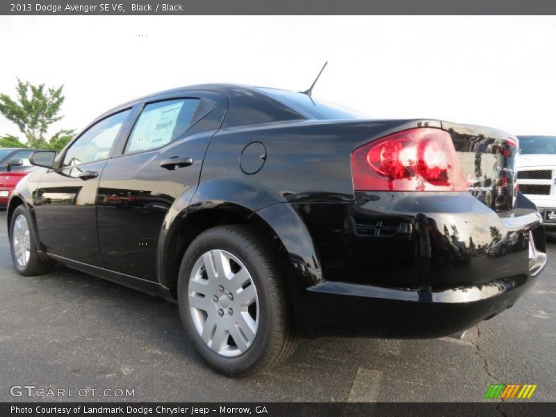 Black / Black 2013 Dodge Avenger SE V6