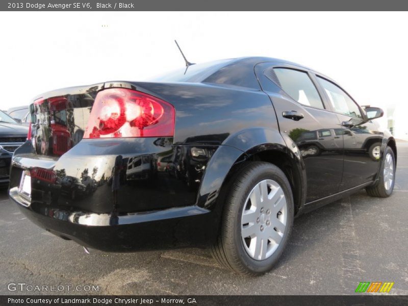 Black / Black 2013 Dodge Avenger SE V6