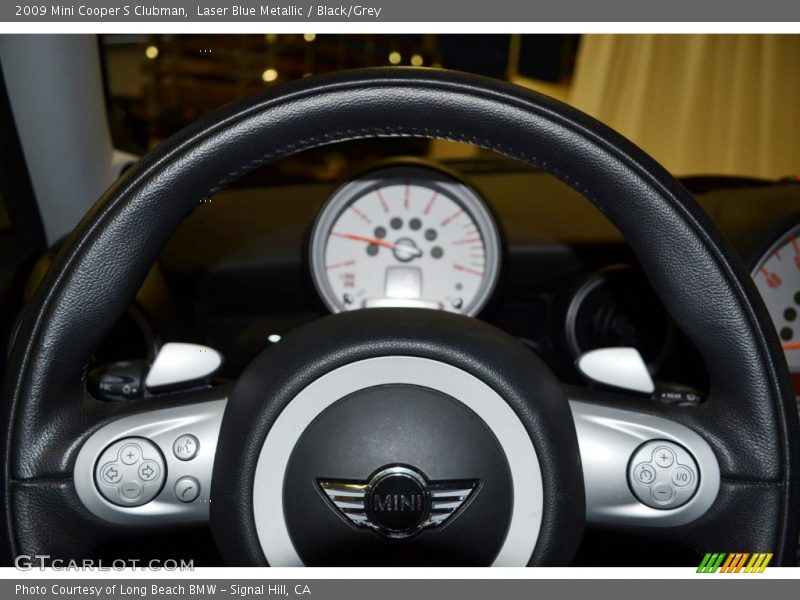Laser Blue Metallic / Black/Grey 2009 Mini Cooper S Clubman