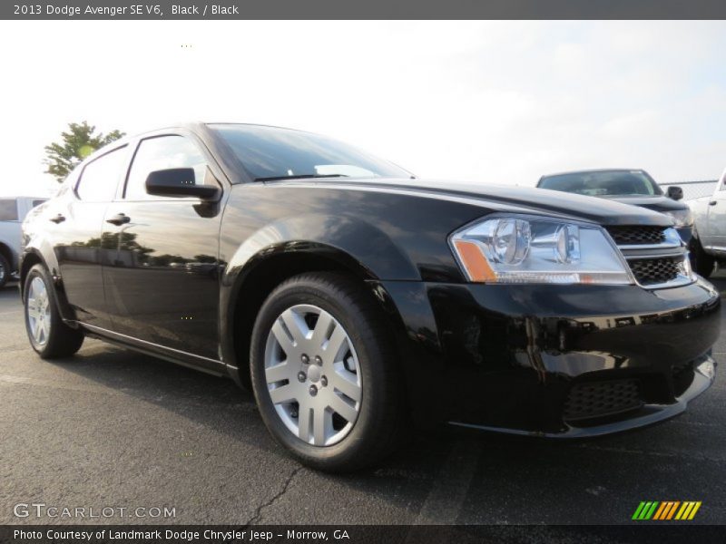 Black / Black 2013 Dodge Avenger SE V6