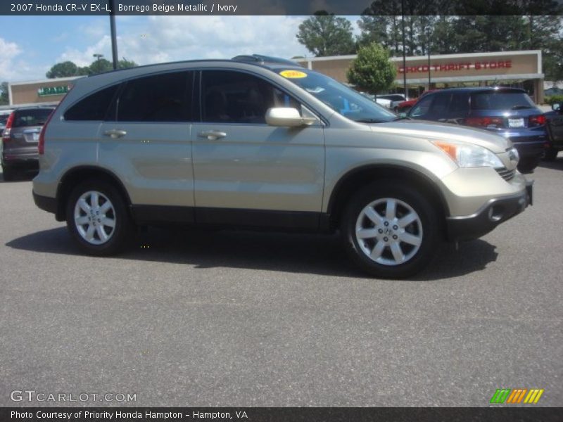Borrego Beige Metallic / Ivory 2007 Honda CR-V EX-L