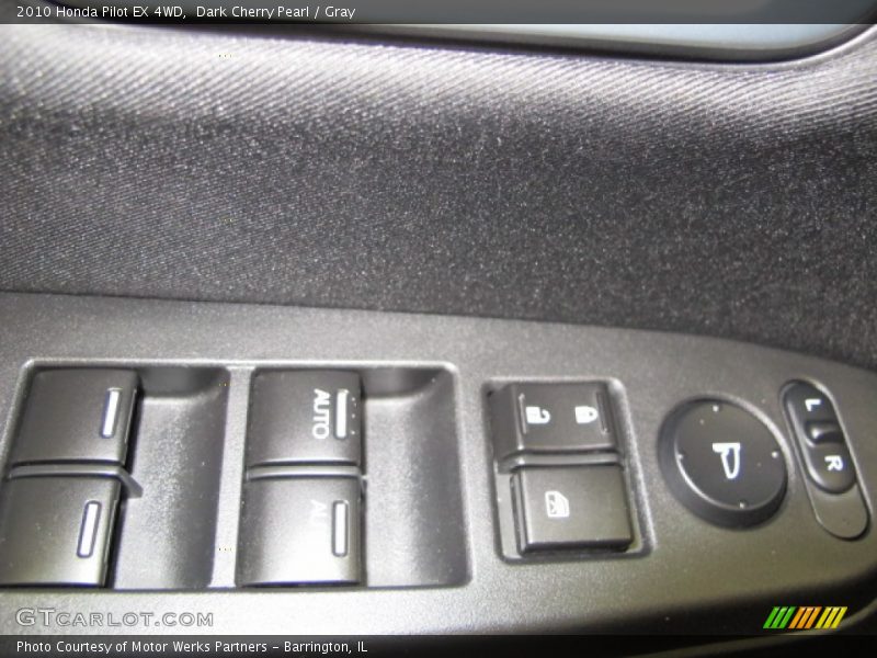 Dark Cherry Pearl / Gray 2010 Honda Pilot EX 4WD