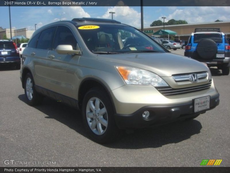 Borrego Beige Metallic / Ivory 2007 Honda CR-V EX-L