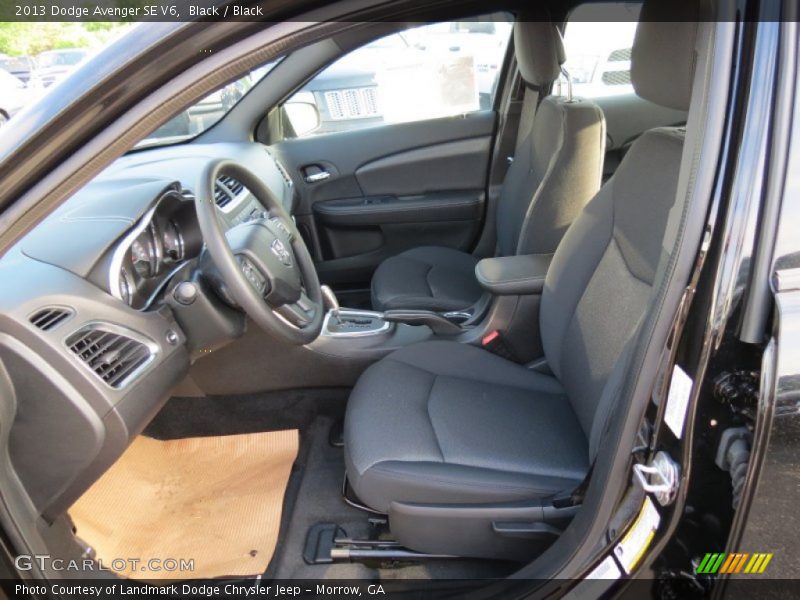 Black / Black 2013 Dodge Avenger SE V6