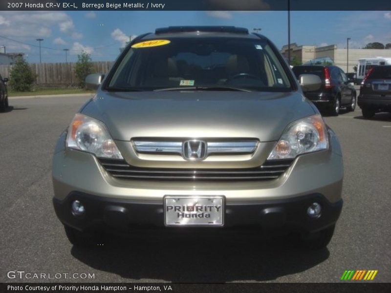 Borrego Beige Metallic / Ivory 2007 Honda CR-V EX-L