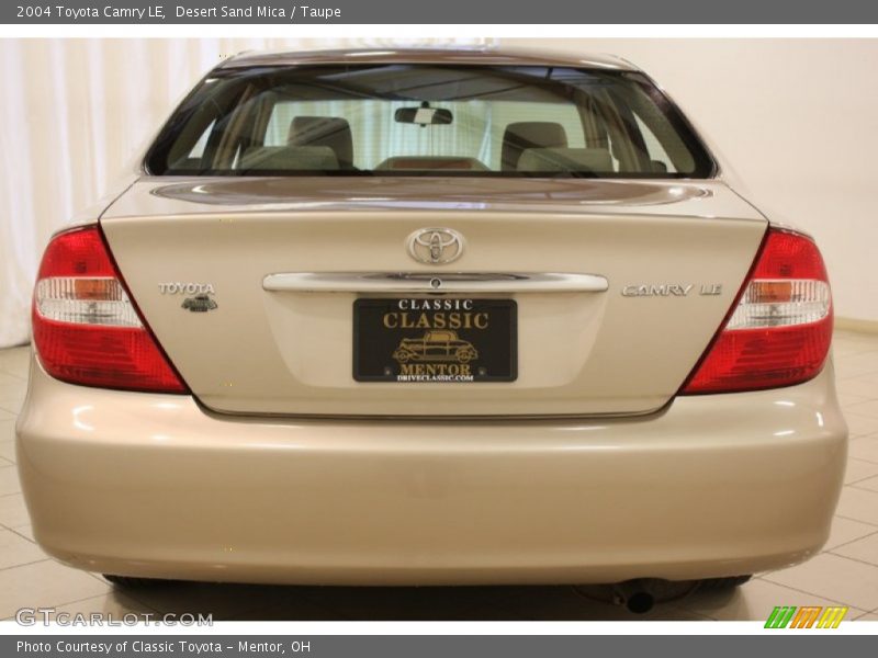 Desert Sand Mica / Taupe 2004 Toyota Camry LE