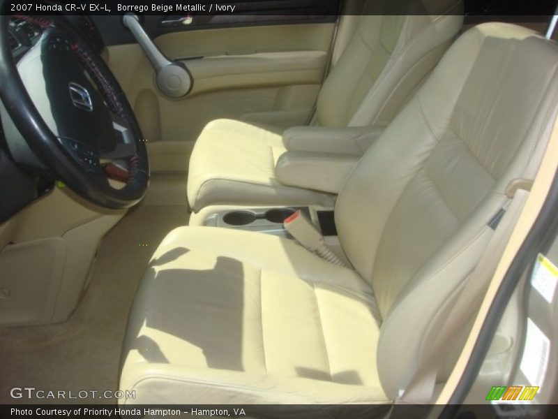 Borrego Beige Metallic / Ivory 2007 Honda CR-V EX-L
