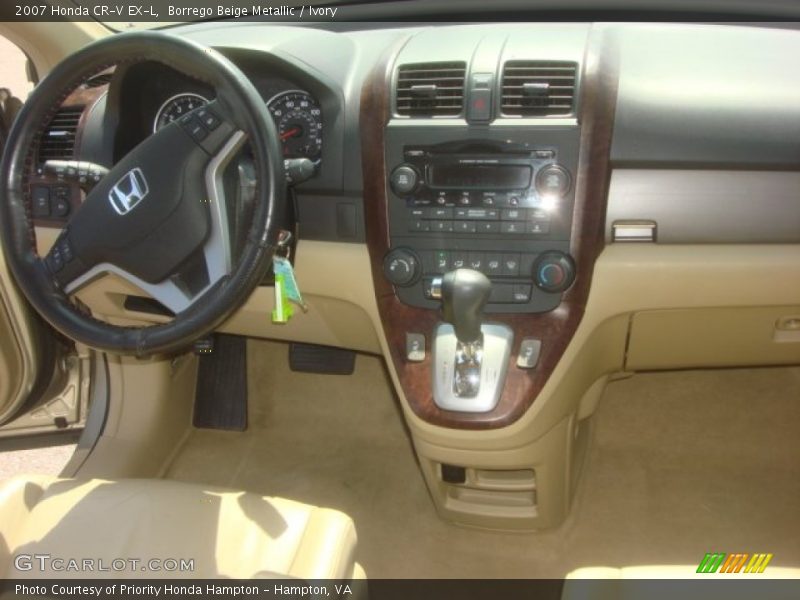 Borrego Beige Metallic / Ivory 2007 Honda CR-V EX-L
