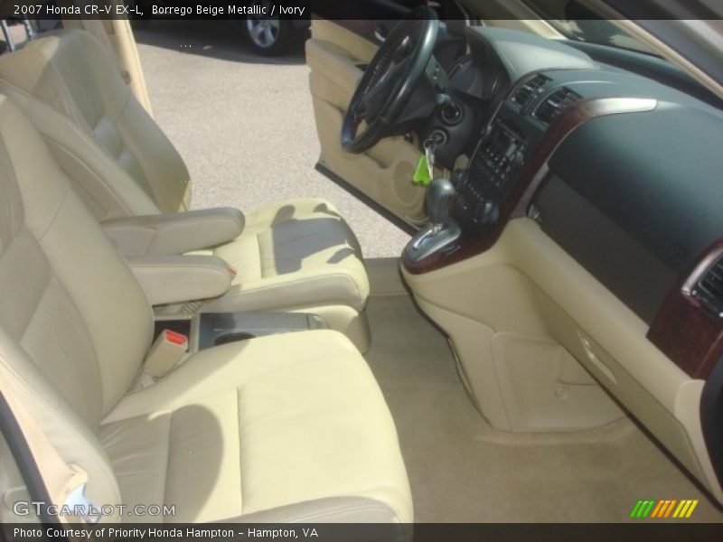 Borrego Beige Metallic / Ivory 2007 Honda CR-V EX-L