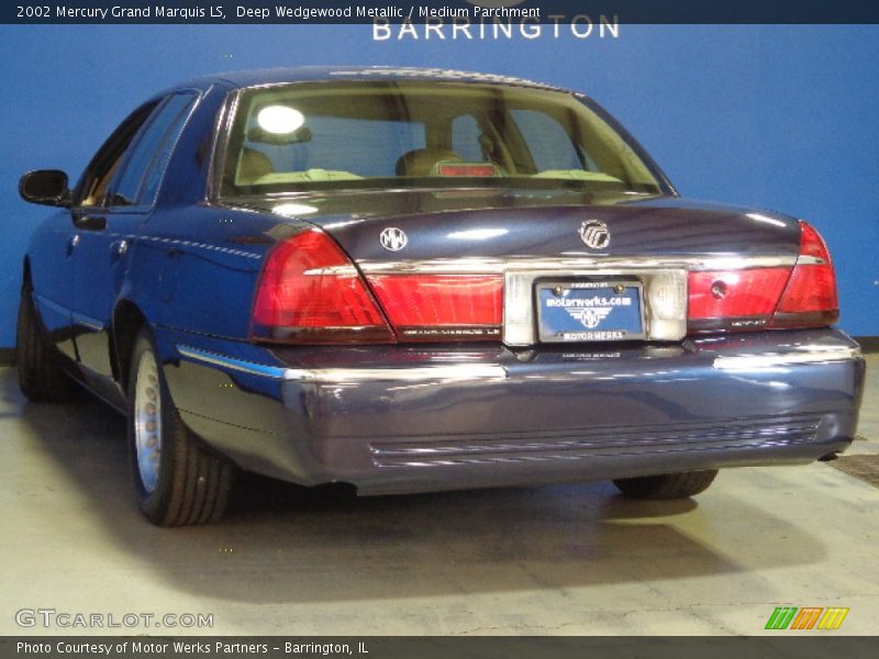 Deep Wedgewood Metallic / Medium Parchment 2002 Mercury Grand Marquis LS