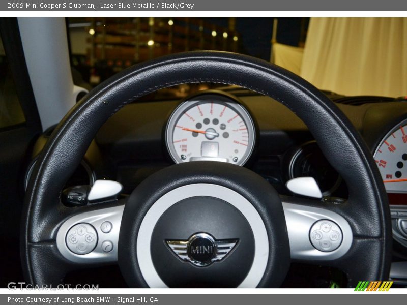 Laser Blue Metallic / Black/Grey 2009 Mini Cooper S Clubman