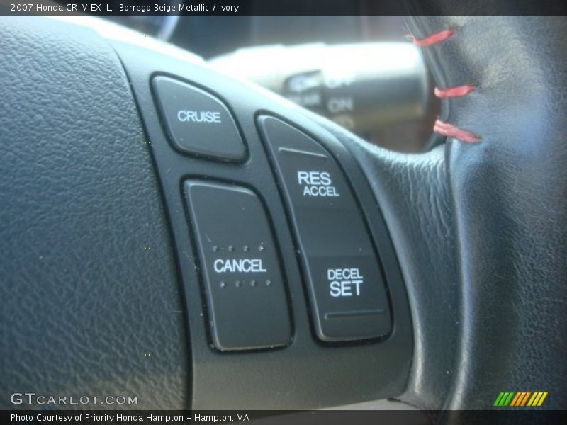 Borrego Beige Metallic / Ivory 2007 Honda CR-V EX-L
