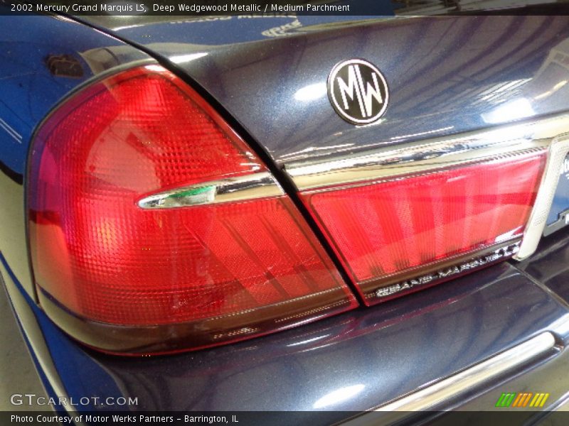 Deep Wedgewood Metallic / Medium Parchment 2002 Mercury Grand Marquis LS