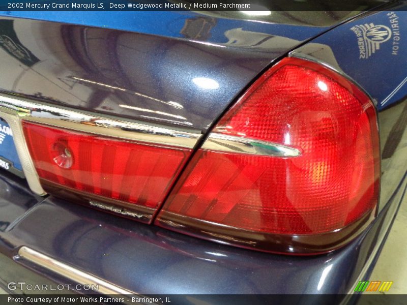 Deep Wedgewood Metallic / Medium Parchment 2002 Mercury Grand Marquis LS