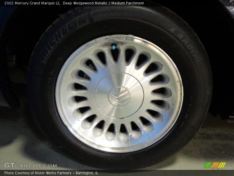 Deep Wedgewood Metallic / Medium Parchment 2002 Mercury Grand Marquis LS