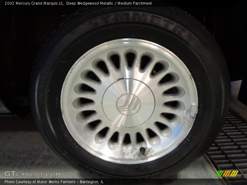Deep Wedgewood Metallic / Medium Parchment 2002 Mercury Grand Marquis LS