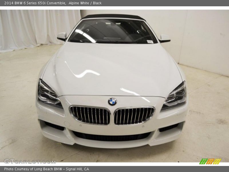 Alpine White / Black 2014 BMW 6 Series 650i Convertible
