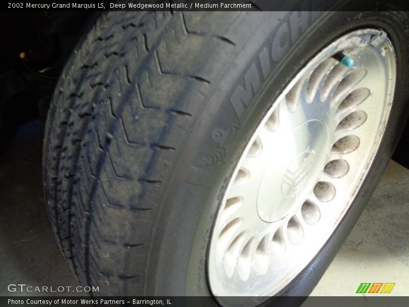 Deep Wedgewood Metallic / Medium Parchment 2002 Mercury Grand Marquis LS