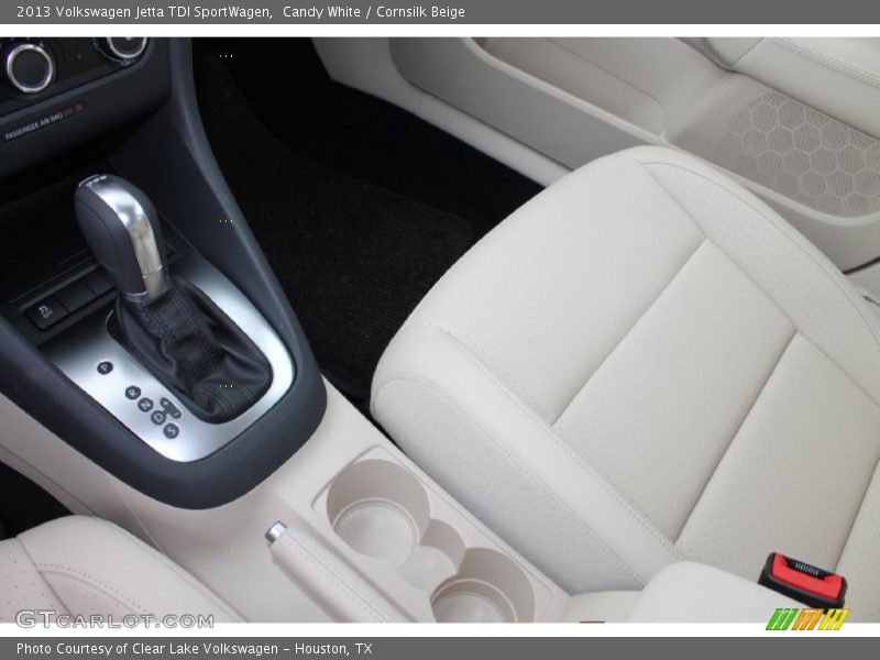Candy White / Cornsilk Beige 2013 Volkswagen Jetta TDI SportWagen