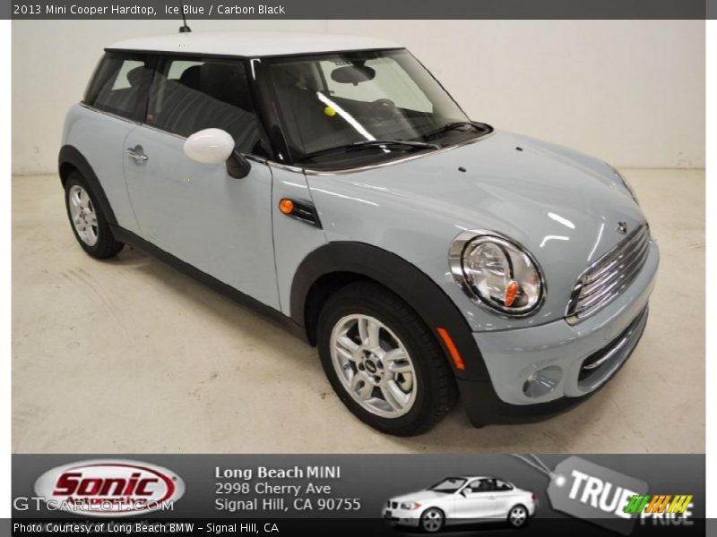 Ice Blue / Carbon Black 2013 Mini Cooper Hardtop