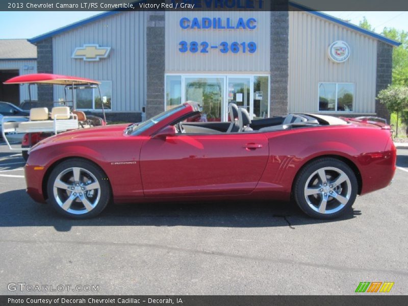 Victory Red / Gray 2013 Chevrolet Camaro LT/RS Convertible
