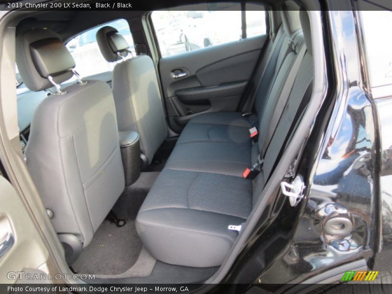 Black / Black 2013 Chrysler 200 LX Sedan