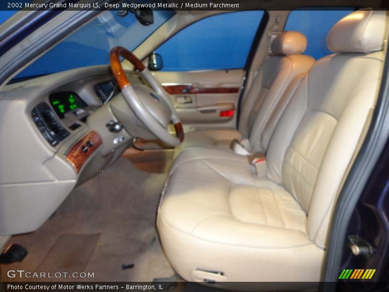 Deep Wedgewood Metallic / Medium Parchment 2002 Mercury Grand Marquis LS