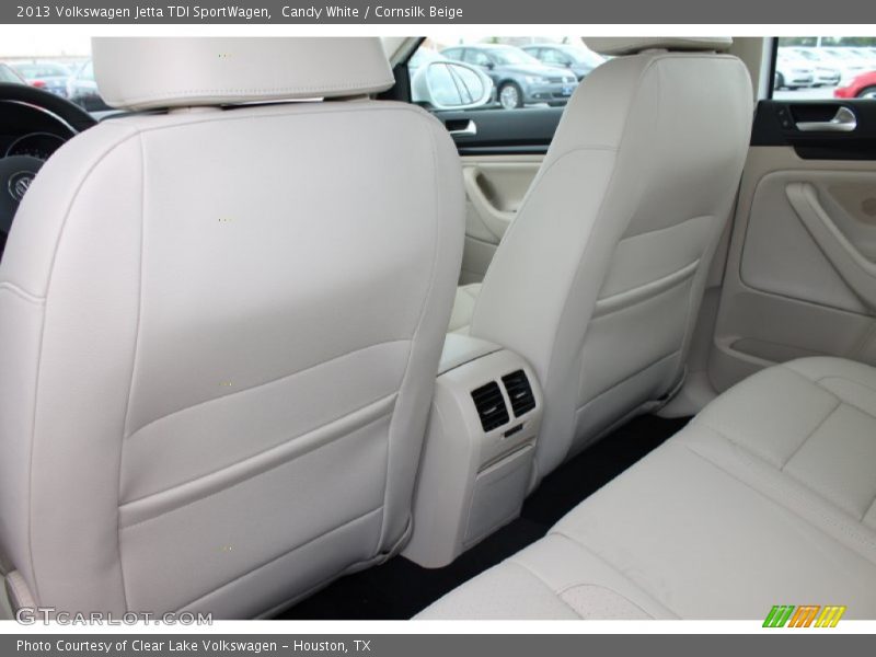 Candy White / Cornsilk Beige 2013 Volkswagen Jetta TDI SportWagen
