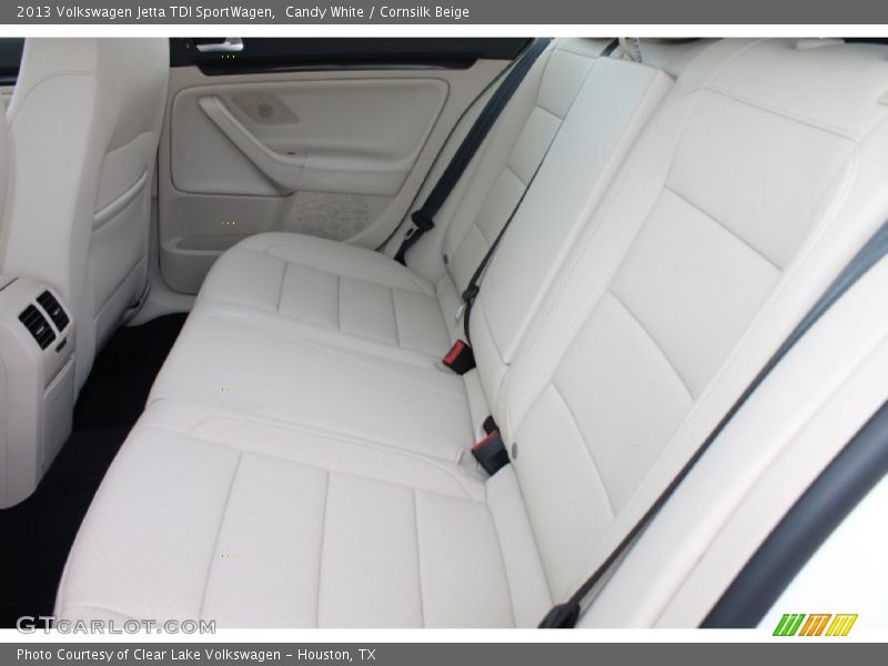 Candy White / Cornsilk Beige 2013 Volkswagen Jetta TDI SportWagen
