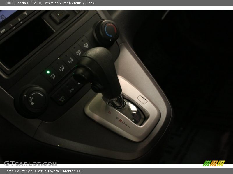 Whistler Silver Metallic / Black 2008 Honda CR-V LX