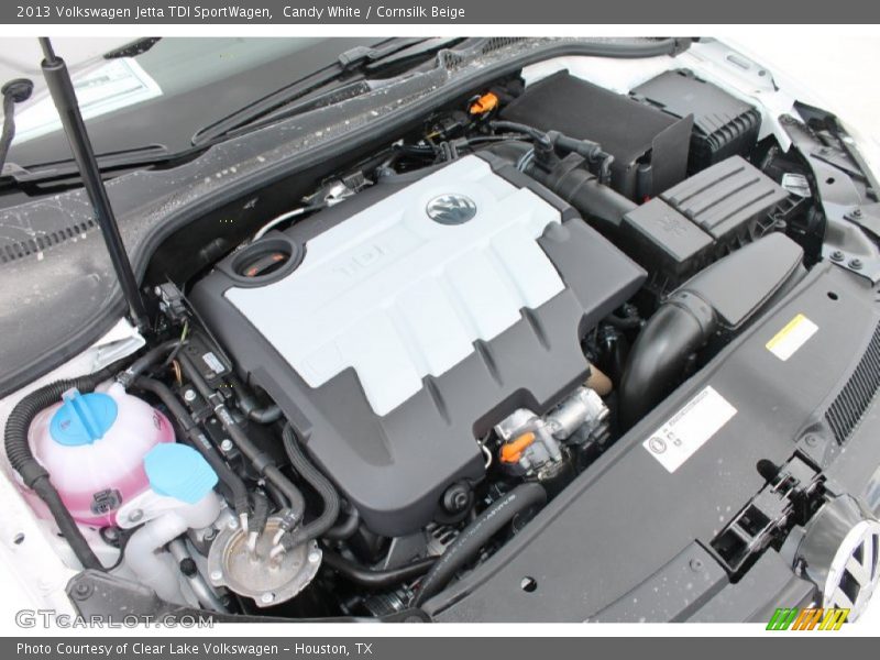 Candy White / Cornsilk Beige 2013 Volkswagen Jetta TDI SportWagen
