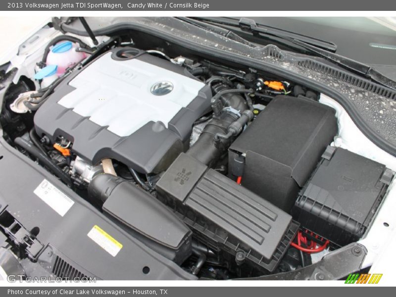 Candy White / Cornsilk Beige 2013 Volkswagen Jetta TDI SportWagen