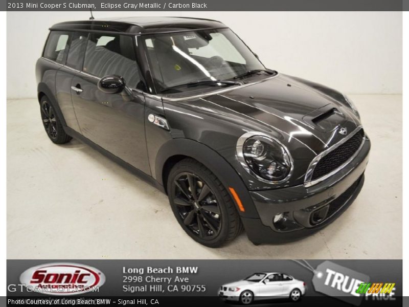 Eclipse Gray Metallic / Carbon Black 2013 Mini Cooper S Clubman