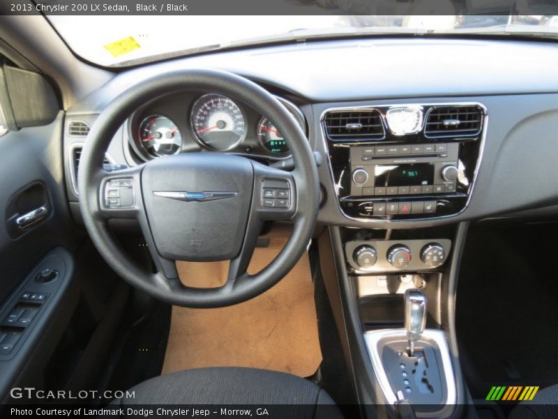 Black / Black 2013 Chrysler 200 LX Sedan