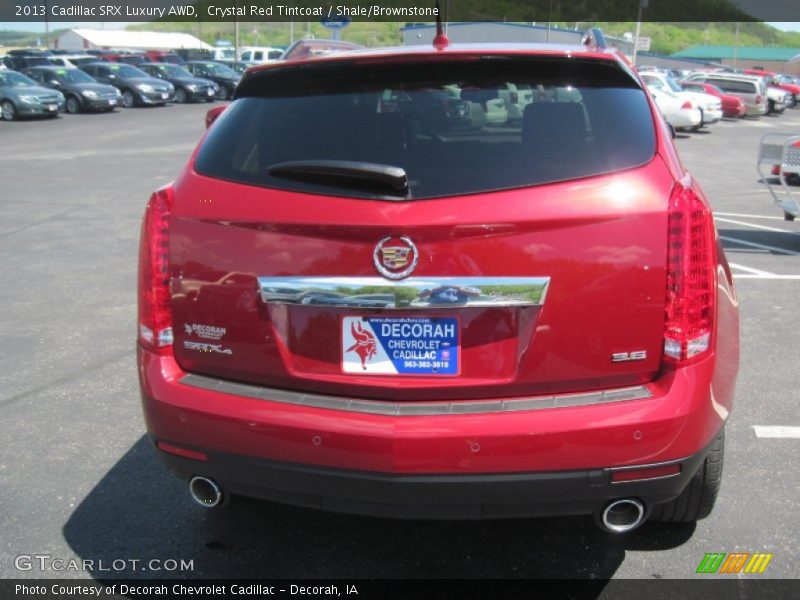Crystal Red Tintcoat / Shale/Brownstone 2013 Cadillac SRX Luxury AWD